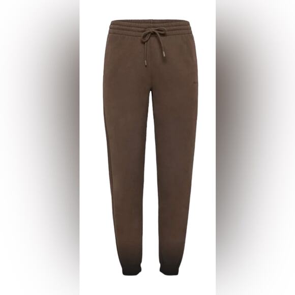 Aritzia TNA Brown Sweatfleece Boyfriend Fit Joggers XS - Picture 1 of 12